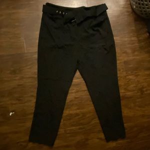 NYC belted dress pants